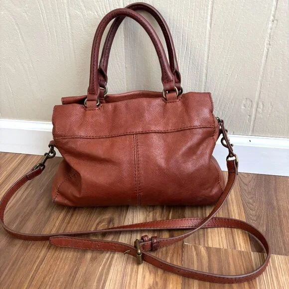 American Leather Co. Sequoia Satchel Purse Bag - Picture 5 of 13